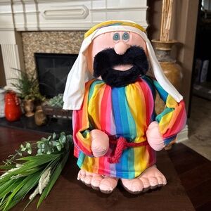 Rare Vintage 1980 Hugachum  Plush Toy Doll 80s Rainbow Nice With Tag.